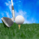 Golf Ball on Grass